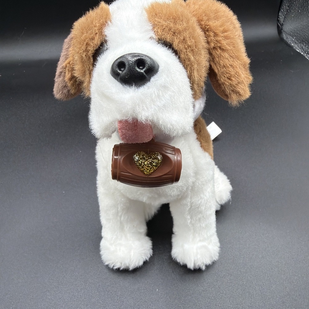 Elf Pets St. Bernard Puppy Dog Soft Plush Toy Animal 7"